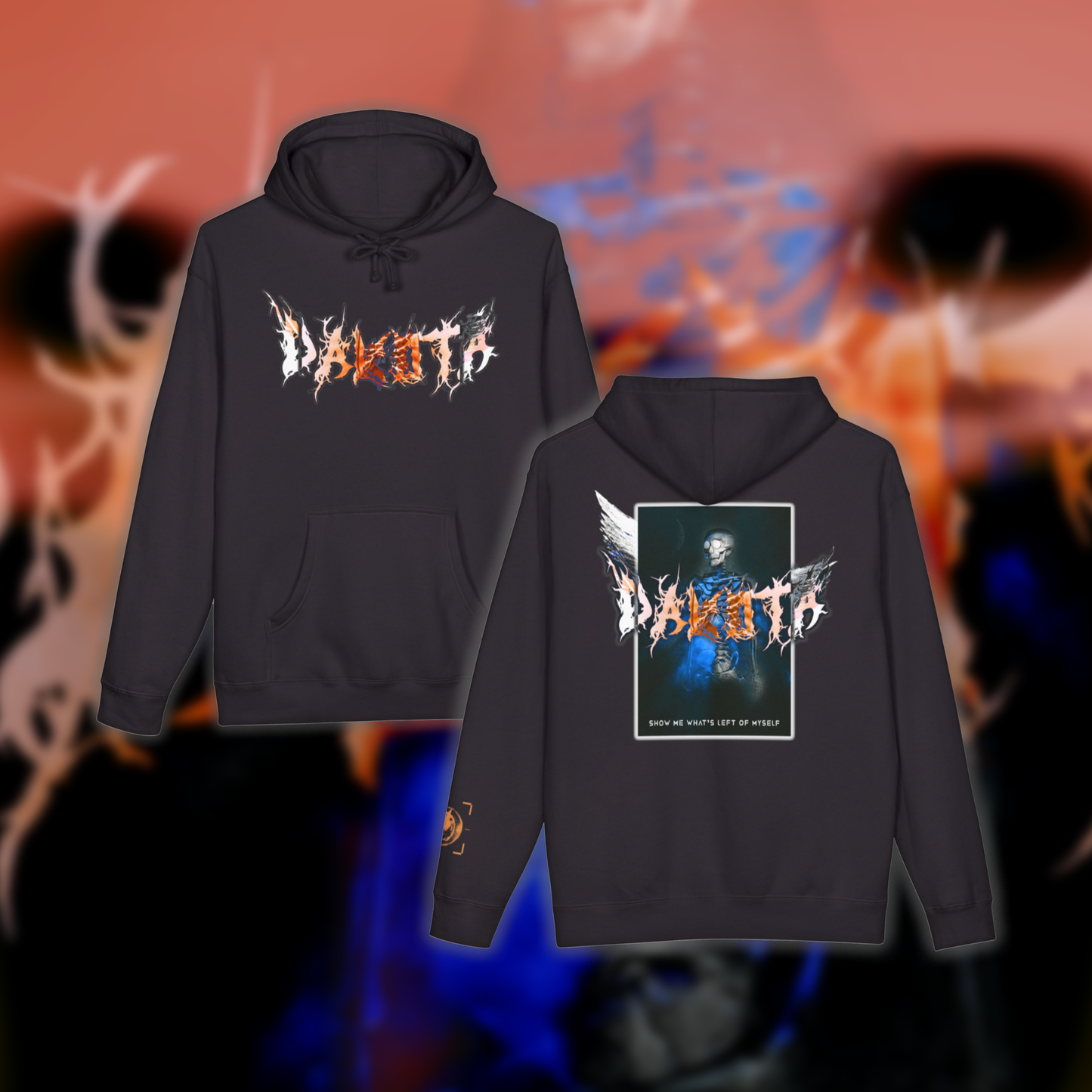 DAKØTA 'Dark Angel' Graphic Hoodie